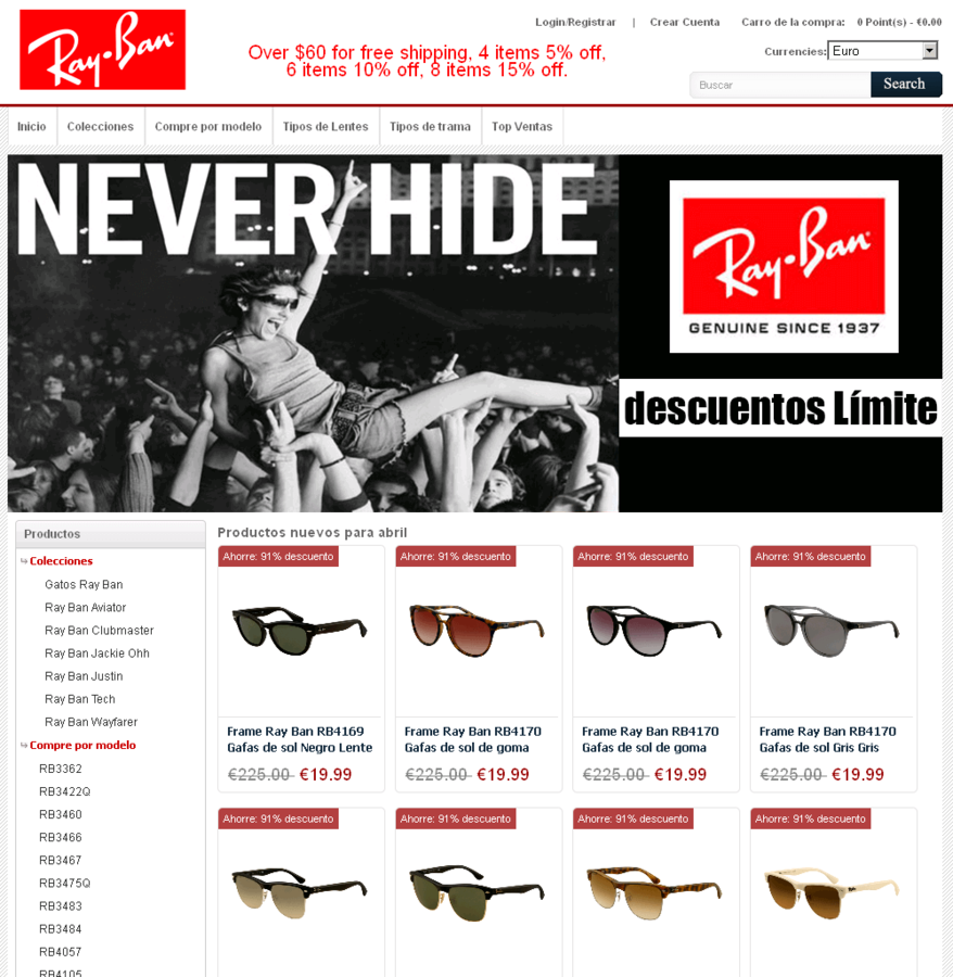Ray ban 19.99 outlet