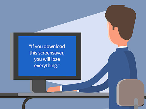 Download warning