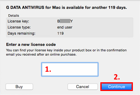 How to renew your license for Mac