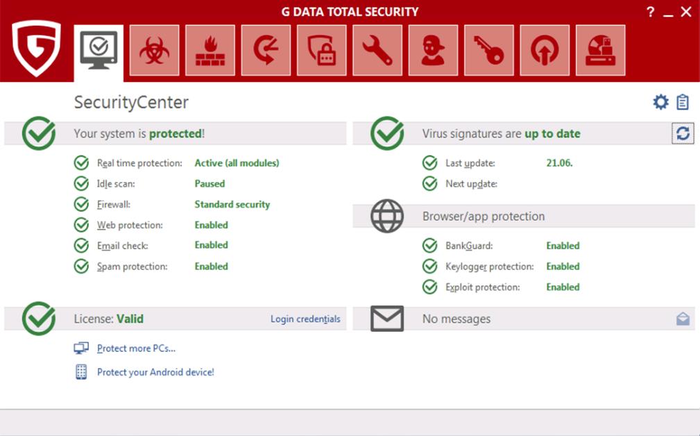 Total Security – The Intelligent Complete Package | G Data