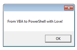 Creating Dialog boxes with Powershell is very easy.